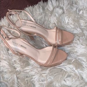 Never worn Nude heels